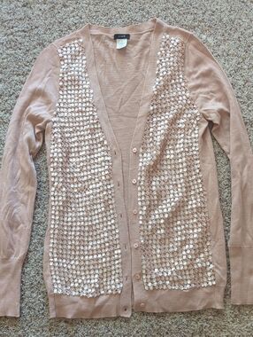 J Crew Merino Sequin Sweater Size Small